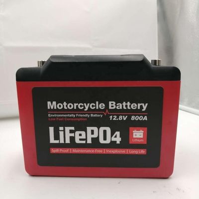 오토바이 기동 장치를 위한 리튬 800 CCA 8Ah 12V Lifepo4 전지