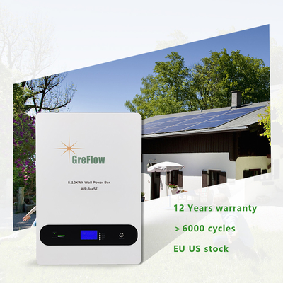 에너지 저장 시스템을 위한 10Kwh 파워월 16S1P 벽면 콘센트 배터리